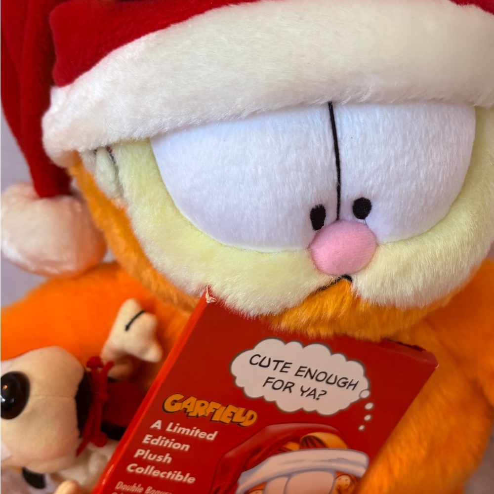 Vintage Garfield Santa Limited Edition 25yr Anniversary - Picture 10 of 14